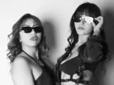 MiaandMedussa shows ass
